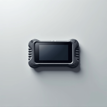 Owner-operator Samson performing detailed engine inspection for accurate diagnostics.