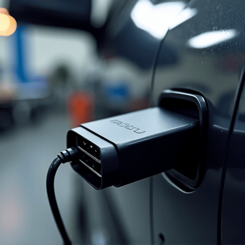 Owner-operator Samson personally inspecting a vehicle