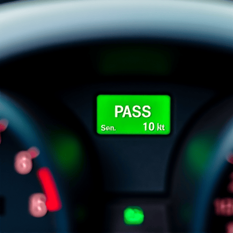 Vehicle undergoing official smog check and emissions testing at the Gold River facility. Fast and compliant service for California registration requirements.