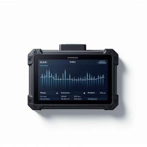 Modern diagnostic equipment being used to analyze a vehicle