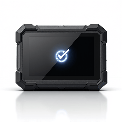 Owner-operator Samson inspecting an engine bay during a thorough vehicle check at the Gold River auto repair shop.