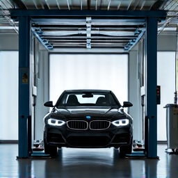 Quick turnaround auto repair service bay